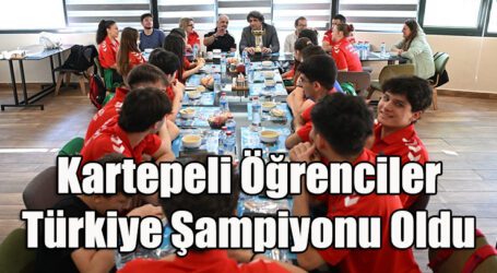 Kartepeli Öğrenciler Türkiye Şampiyonu Oldu