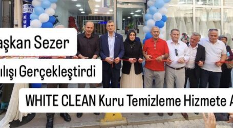WHITE CLEAN Kuru Temizleme Hizmete Açıldı