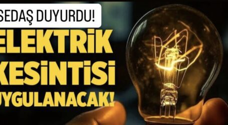 SEDAŞ DUYURDU, GÖLCÜK’TE ELEKTRİK KESİNTİSİ YAŞANACAK!