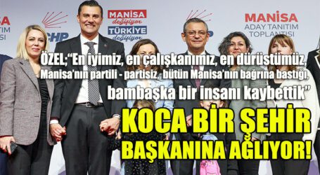 KOCA BİR ŞEHİR BAŞKANINA AĞLIYOR!