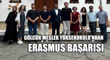 GÖLCÜK MESLEK YÜKSEKOKULU’NDAN ERASMUS BAŞARISI