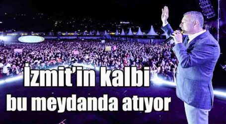 İzmit’in kalbi bu meydanda atıyor
