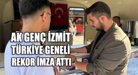 AK GENÇ İZMİT TÜRKİYE GENELİ REKOR İMZA ATTI