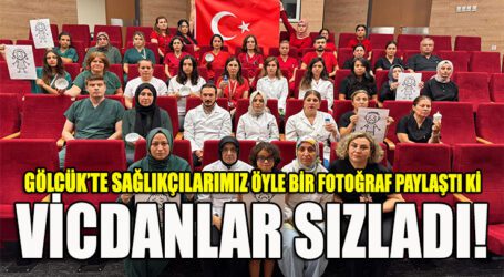 GÖLCÜK’TE SAĞLIKÇILARIMIZ ÖYLE BİR FOTOĞRAF PAYLAŞTI Kİ, VİCDANLAR SIZLADI!