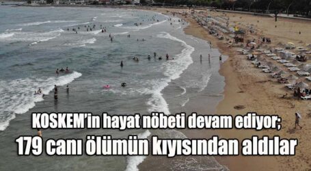 KOSKEM’in hayat nöbeti devam ediyor;  179 canı ölümün kıyısından aldılar