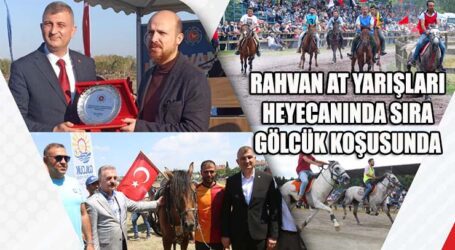 RAHVAN AT YARIŞLARI HEYECANINDA SIRA GÖLCÜK KOŞUSUNDA