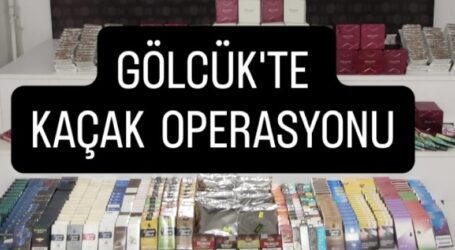 GÖLCÜK’TE  KAÇAK  OPERASYONU