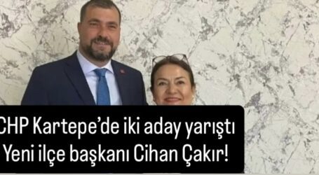 CHP Kartepe’de iki aday yarıştı Yeni ilçe başkanı Cihan Çakır!