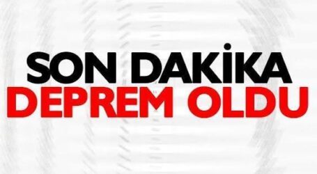 KOCAELİ’DE HİSSEDİLEN DEPREM