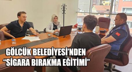 GÖLCÜK BELEDİYESİ’NDEN “SİGARA BIRAKMA EĞİTİMİ”