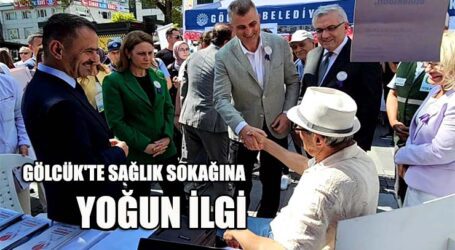 GÖLCÜK’TE SAĞLIK SOKAĞINA YOĞUN İLGİ