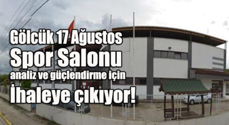 17 Ağustos Spor Salonu analiz ve güçlendirme için ihaleye çıkıyor!