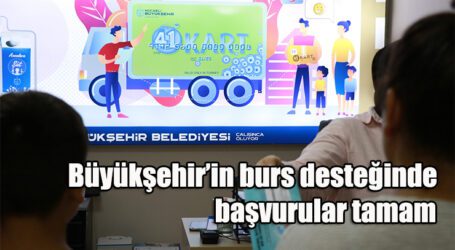 Büyükşehir’in burs desteğinde başvurular tamam