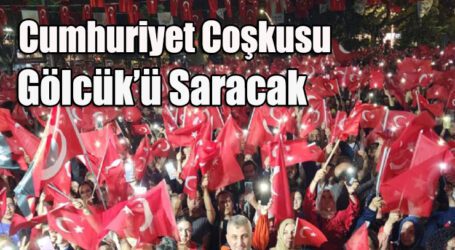 Cumhuriyet Coşkusu Gölcük’ü Saracak