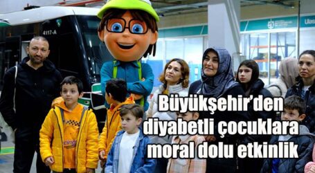 Büyükşehir’den diyabetli çocuklara moral dolu etkinlik