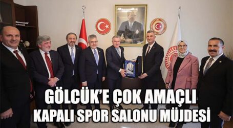 GÖLCÜK’E ÇOK AMAÇLI KAPALI SPOR SALONU MÜJDESİ