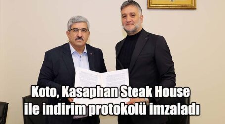 Kocaeli Ticaret Odası, Kasaphan Steak House ile indirim protokolü imzaladı