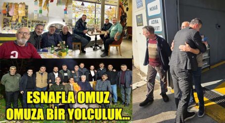 ESNAFLA OMUZ OMUZA  BİR DEĞİŞİM YOLCULUĞU…