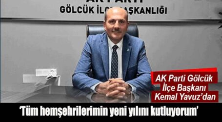 Başkan Yavuz; ‘Tüm hemşehrilerimin yeni yılını kutluyorum’