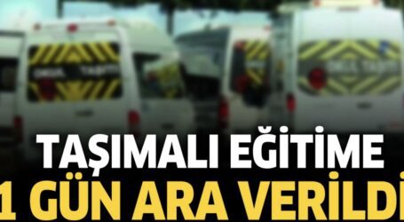 Kocaeli’de Taşımalı Eğitime 1 Gün Ara