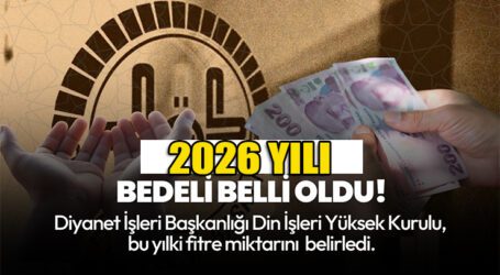 Diyanet açıkladı: Fitre miktarı belli oldu