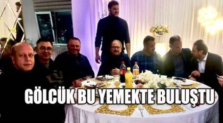 GÖLCÜK BU YEMEKTE BULUŞTU