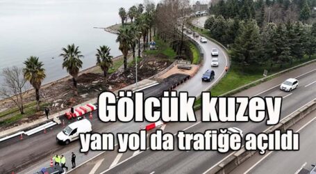 Gölcük kuzey yan yol da trafiğe açıldı