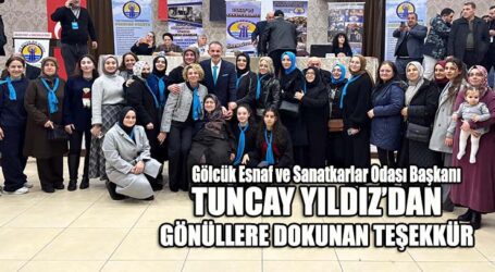 GÖNÜLLERE DOKUNAN TEŞEKKÜR