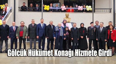 Gölcük Hükümet Konağı Hizmete Girdi