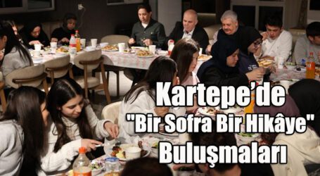 Kartepe’de “Bir Sofra Bir Hikâye” Buluşmaları