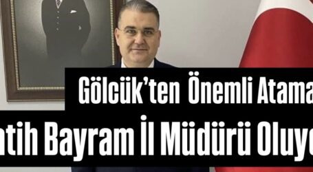 Gölcük’ten Yalova’ya Önemli Atama: Fatih Bayram İl Müdürü Oluyor