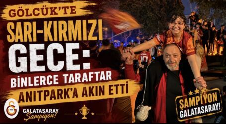 Gölcük’te Sarı-Kırmızı Gece: Binlerce Taraftar Anıtpark’a Akın Etti