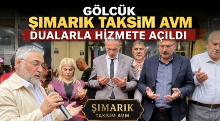 Gölcük Şımarık Taksim AVM Dualarla Hizmete Açıldı