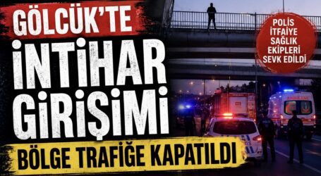 ‘Gölcük’te İntihar Girişimi Bölge Trafiğe Kapatıldı”