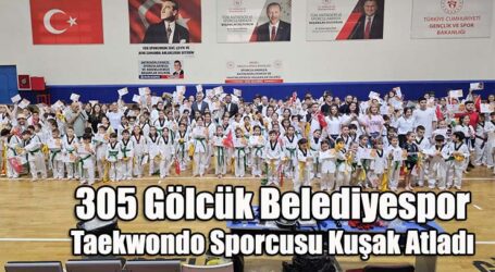 305 Gölcük Belediyespor Taekwondo Sporcusu Kuşak Atladı