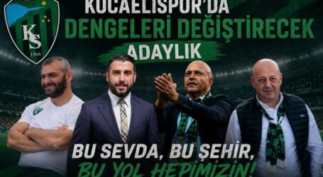 KOCAELİSPOR’DA DENGELERİ DEĞİŞTİRECEK ADAYLIK, ACAR GÜÇLÜ LİSTEYLE GELİYOR!..