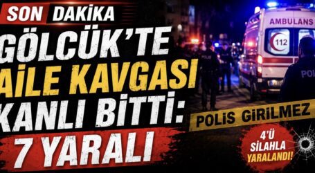 Gölcük’te Aile Kavgası Kanlı Bitti: 7 Yaralı
