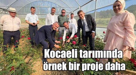 Kocaeli tarımında örnek bir proje daha