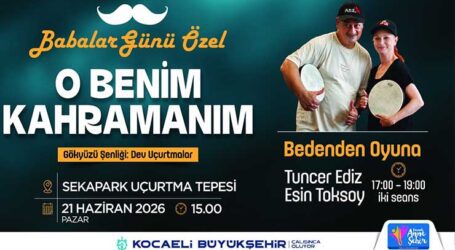 Büyükşehir, Babalar Günü’ne özel etkinler düzenleyecek;  “En Baba” uçurtmalar gökyüzünü renklendirecek