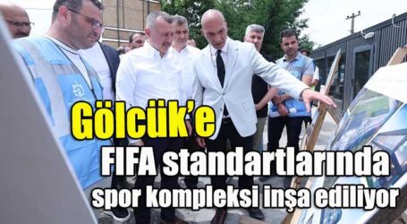 Gölcük’e FIFA standartlarında  spor kompleksi inşa ediliyor
