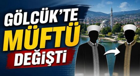 GÖLCÜK’TE MÜFTÜ DEĞİŞTİ