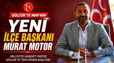 GÖLCÜK’TE MHP’NİN YENİ İLÇE BAŞKANI MURAT MOTOR